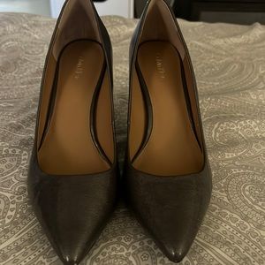 Calvin Klein grey heels